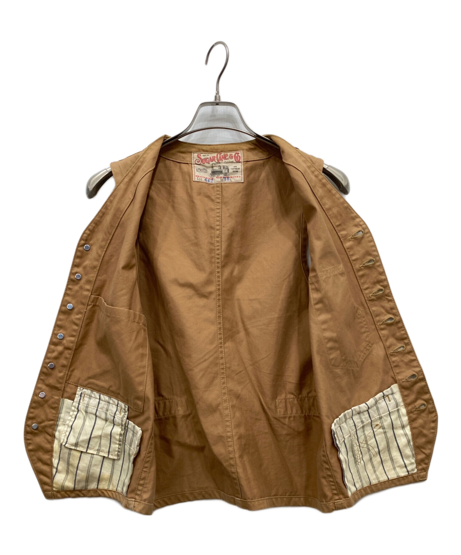 中古・古着通販】SUGAR CANE (シュガーケーン) ワークベスト ブラウン