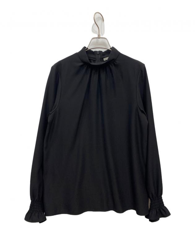 theory luxe セオリーリュクス FLOW ウォッシャブル ブラウス 黒 中古・古着通販】theory luxe (セオリーリュクス) 長袖ブラウス