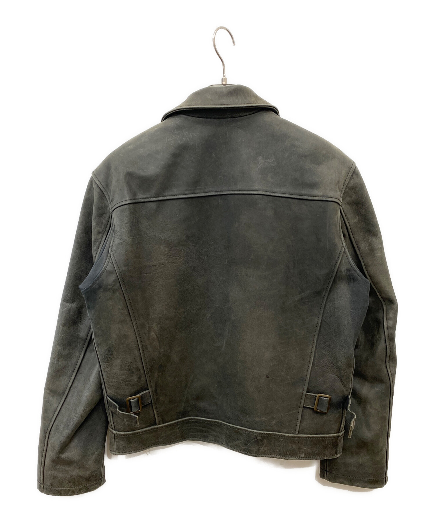 美品　カウレザー Wind Armor シングルライダースジャケット M 中古・古着通販】Wind Armor (ウィンドアーマー) カウレザージャケット