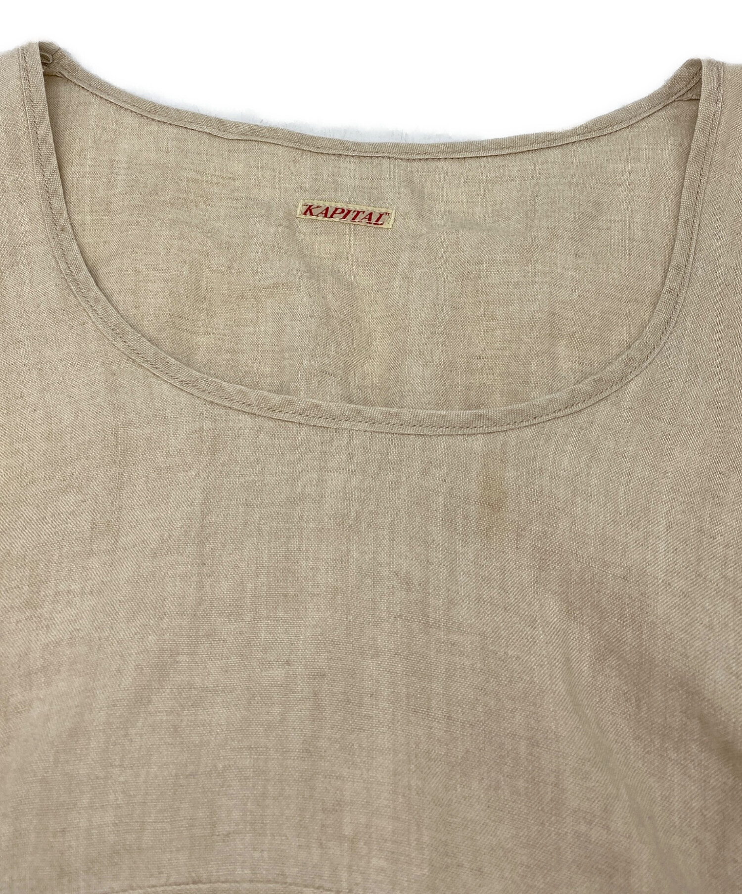 中古・古着通販】KAPITAL (キャピタル) リネンアシンメトリー