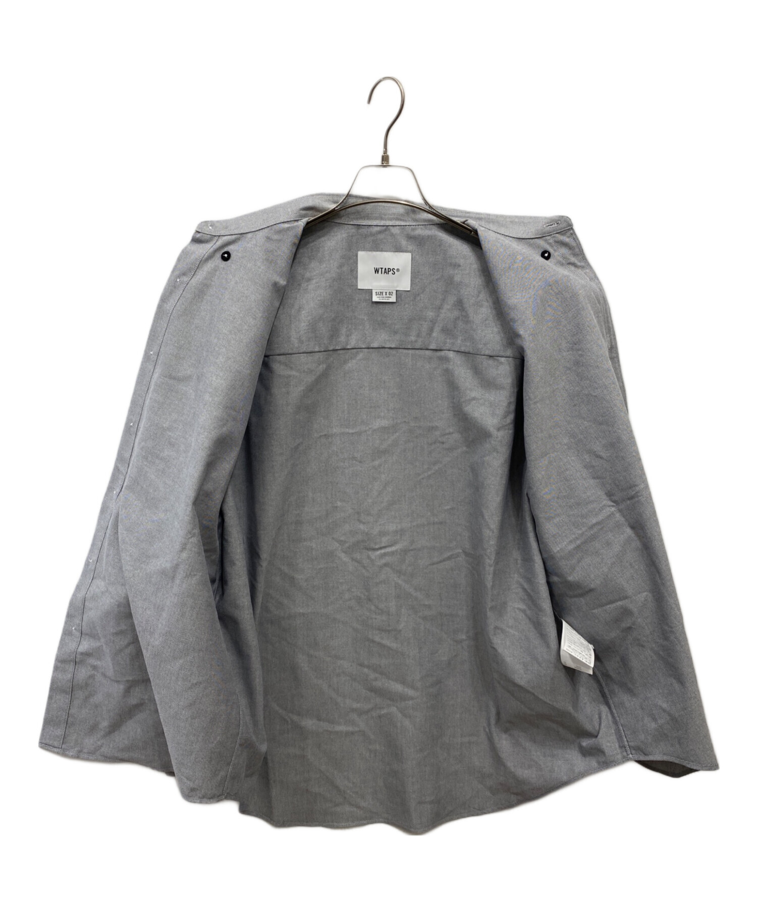 中古・古着通販】WTAPS (ダブルタップス) 長袖シャツ グレー サイズ:M