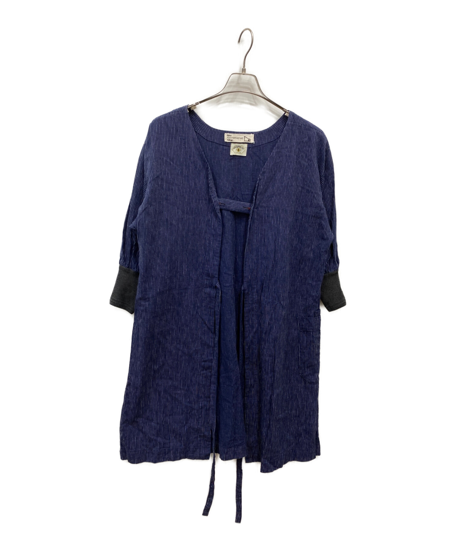 中古・古着通販】kapoc (カポック) house working coat ネイビー