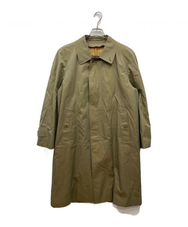 BURBERRY　ステンカラーコート　ノバチェック　ライナー付　オリーブ色 中古・古着通販】Burberry's (バーバリーズ) 裏ノバチェックライナー