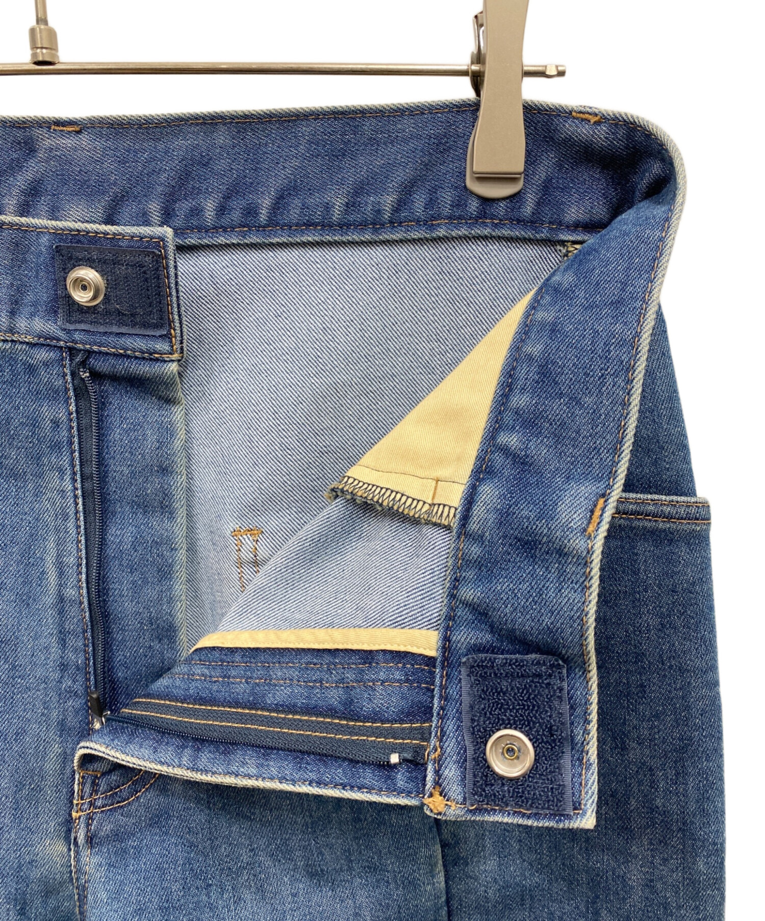 中古・古着通販】kaiko (カイコー) 22SS BOX DENIM FLARE KAIKO ブルー