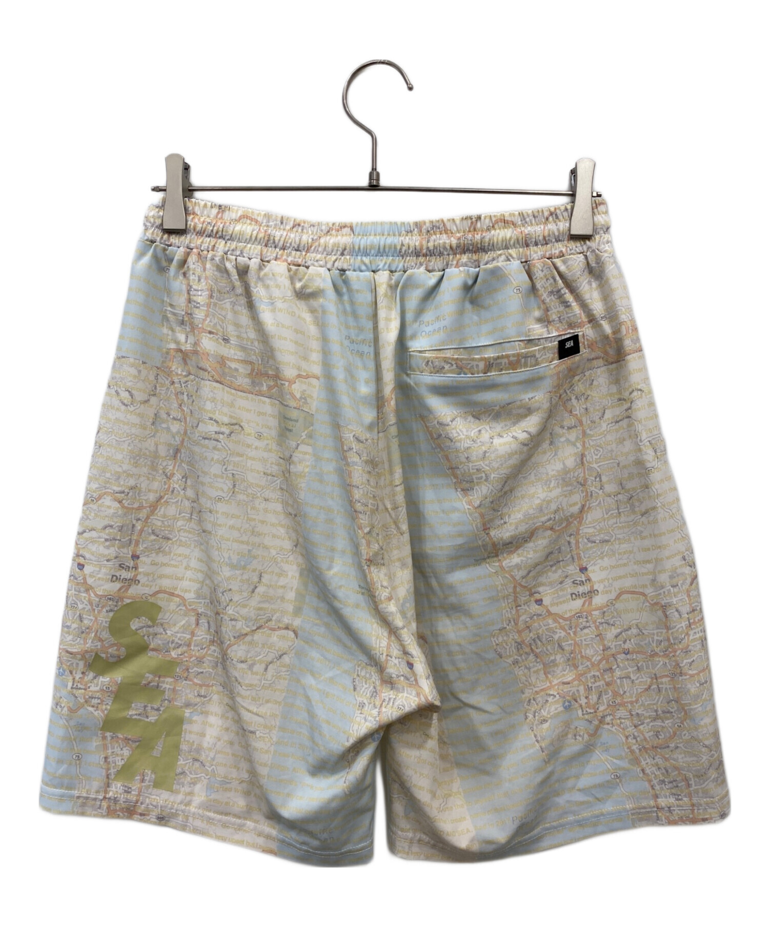 WIND AND SEA ハーフパンツ イエロー XLサイズ 中古・古着通販】WIND AND SEA (ウィンダンシー) ハーフパンツ ブルー