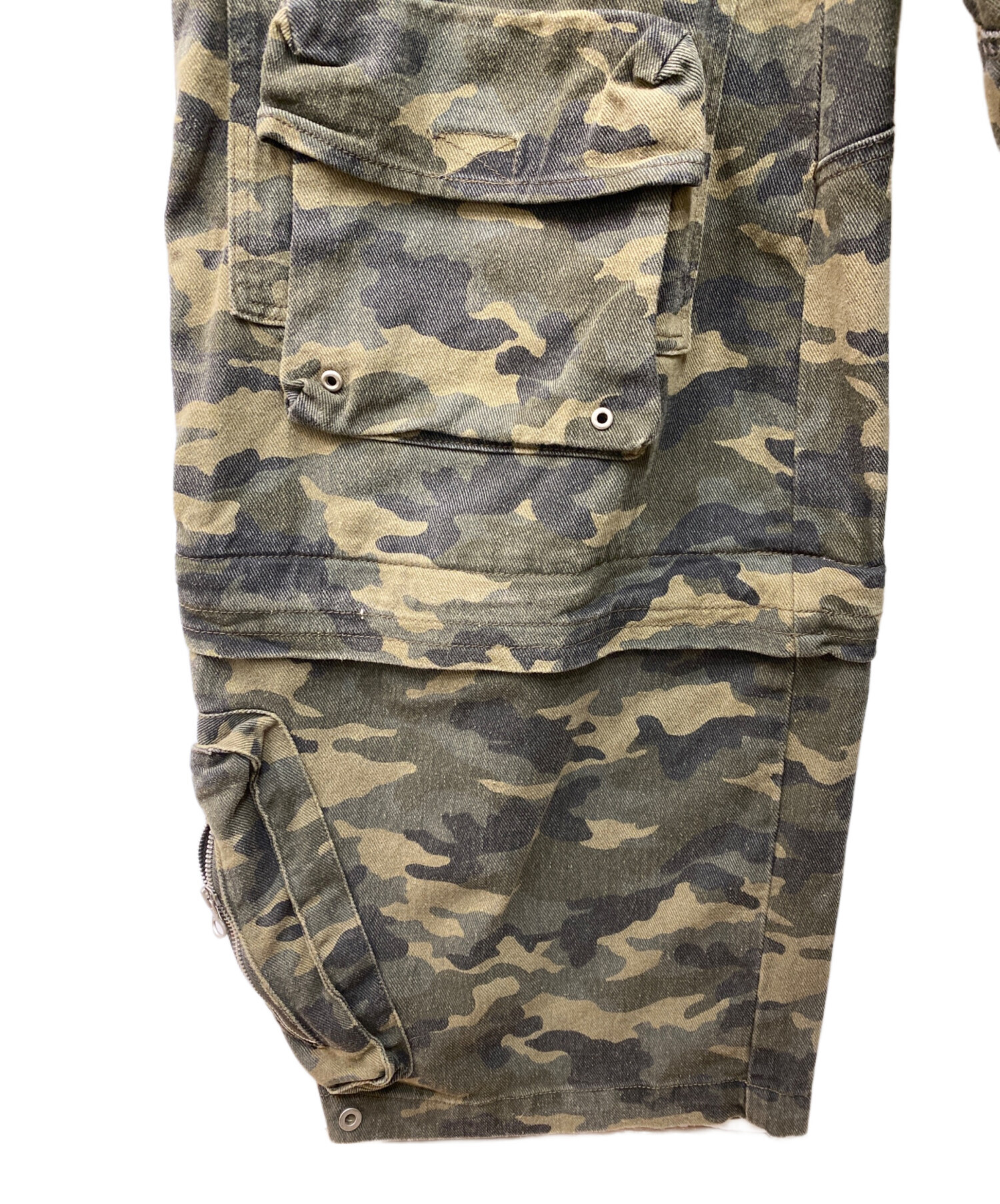 【12/5まで限定価格】パーソンソウル迷彩オーバーオール パンツM 中古・古着通販】PERSONSOUL (パーソンソウル) 迷彩オーバーオール