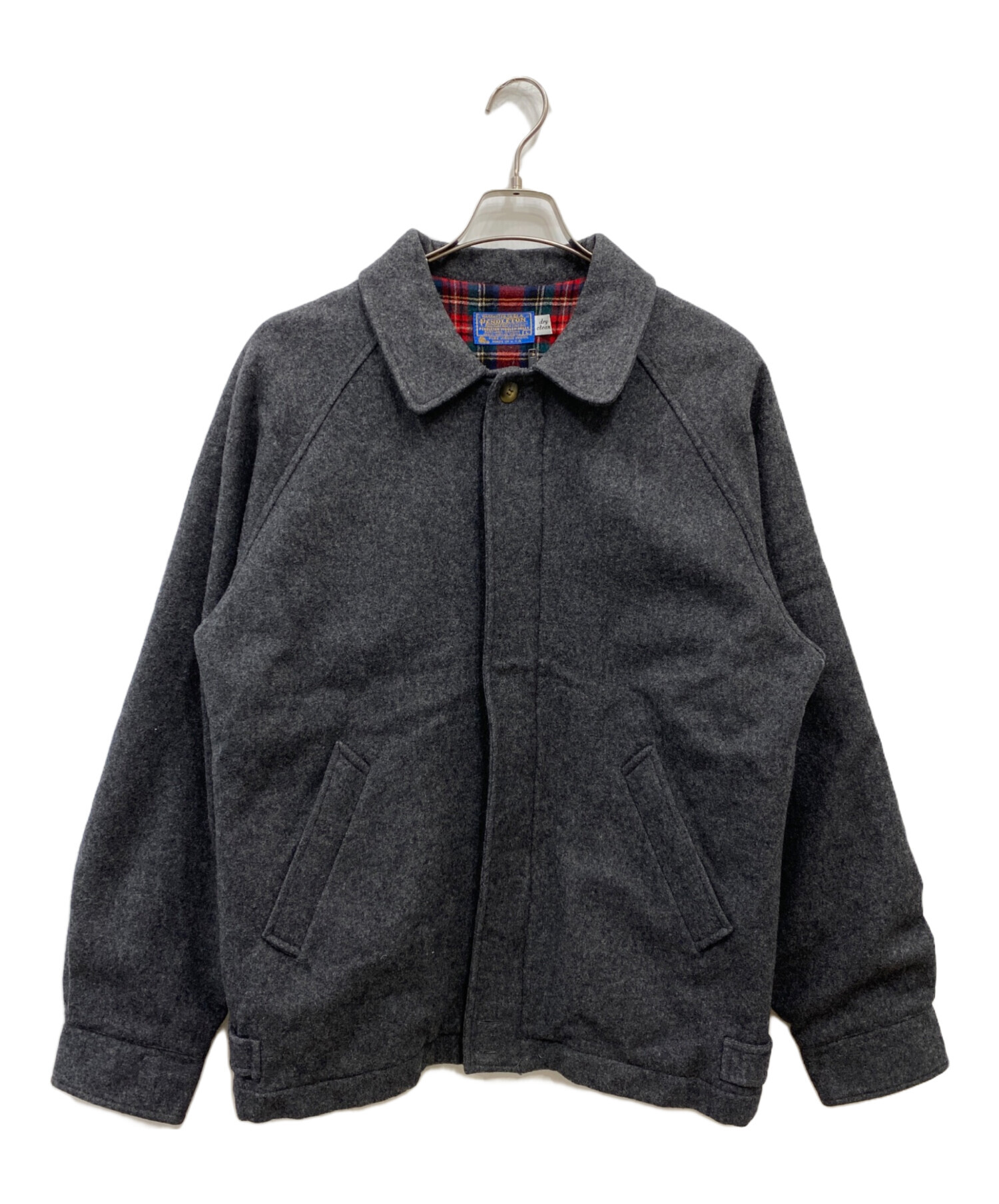 Pendleton ウールジャケット ブルゾン アウター 2月末まで！ 中古・古着通販】PENDLETON (ペンドルトン) ウールジャケット グレー