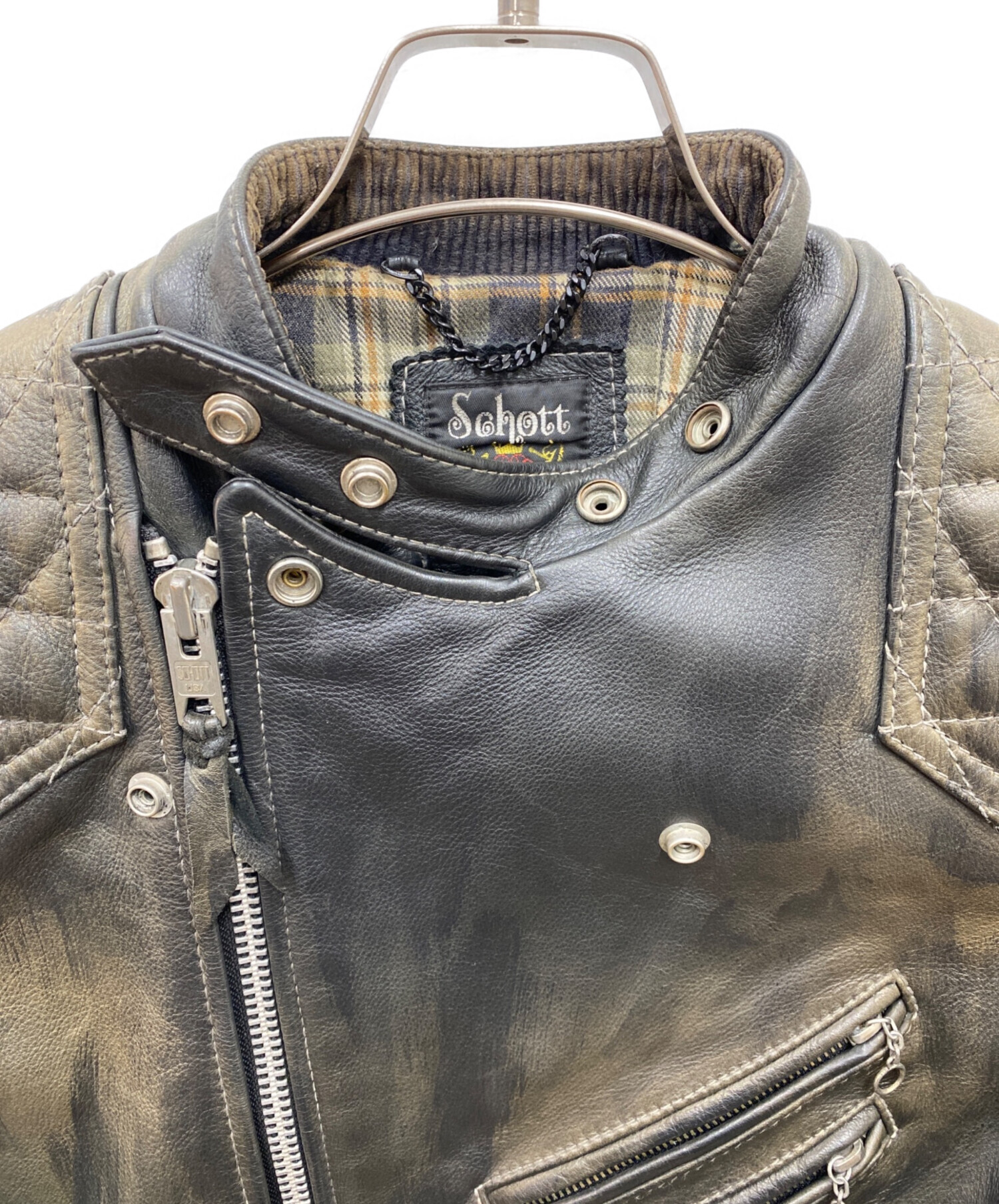 中古・古着通販】Schott (ショット) クラシックレーサー セミダブル