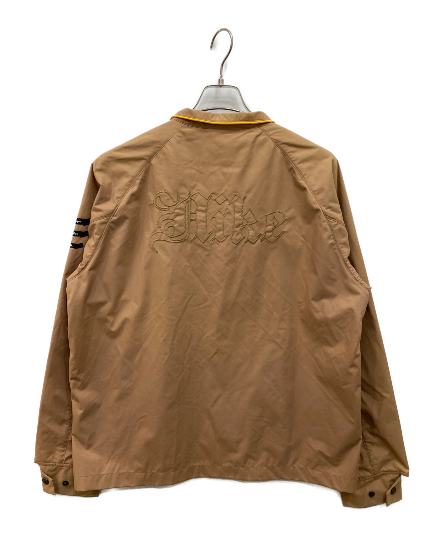 中古・古着通販】NIKE (ナイキ) コーチジャケット ベージュ サイズ:XL 