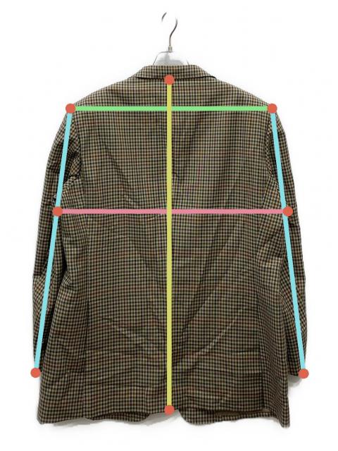 中古・古着通販】BURBERRY (バーバリー) チェックテーラードジャケット