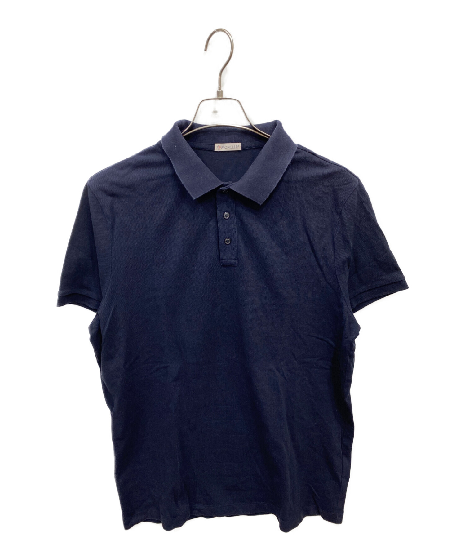 中古・古着通販】MONCLER (モンクレール) ロゴパッチポロシャツ