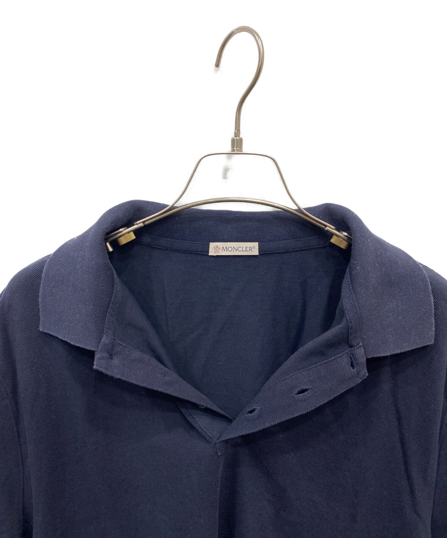 中古・古着通販】MONCLER (モンクレール) ロゴパッチポロシャツ