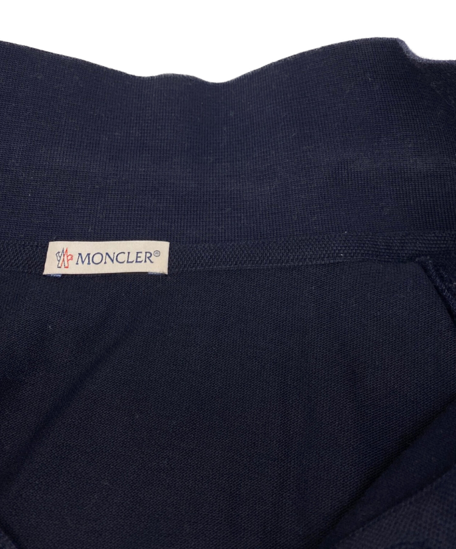 中古・古着通販】MONCLER (モンクレール) ロゴパッチポロシャツ