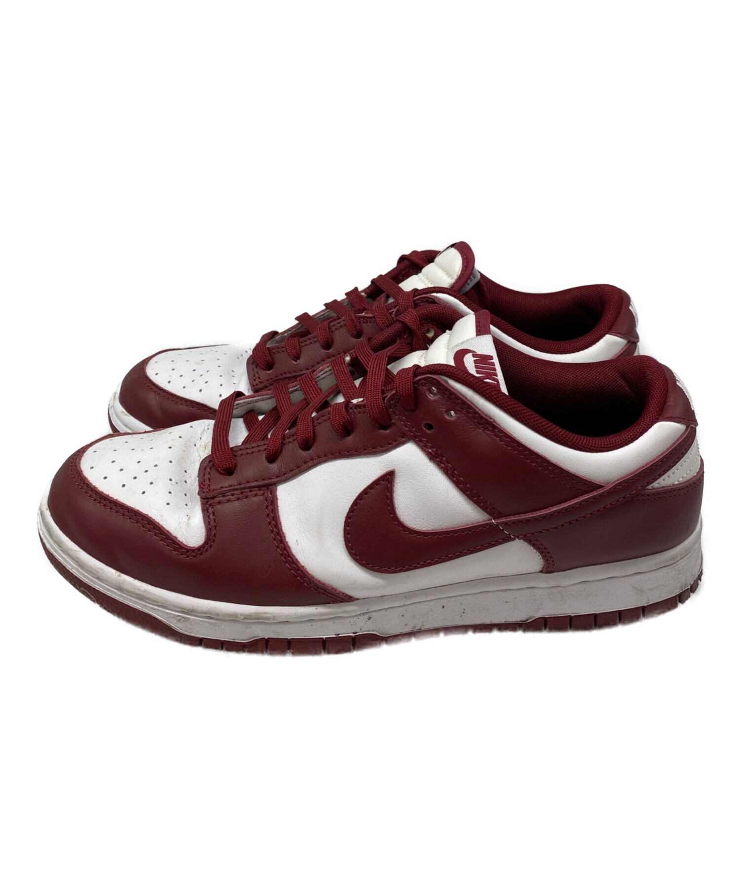 中古・古着通販】NIKE (ナイキ) ローカットスニーカー ホワイト×レッド 