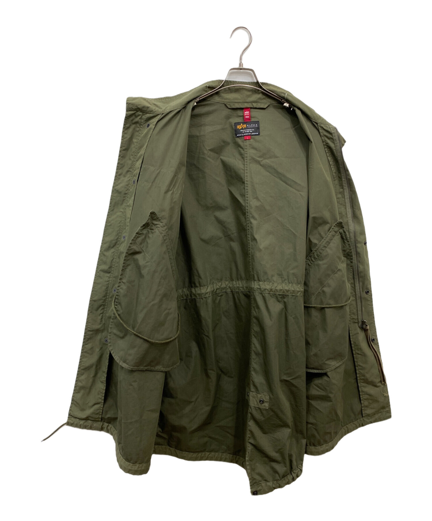 ✨ALPHA INDUSTRIES N3B モッズコート カーキ Mサイズ 中古・古着通販】ALPHA INDUSTRIES (アルファインダストリーズ) モッズ