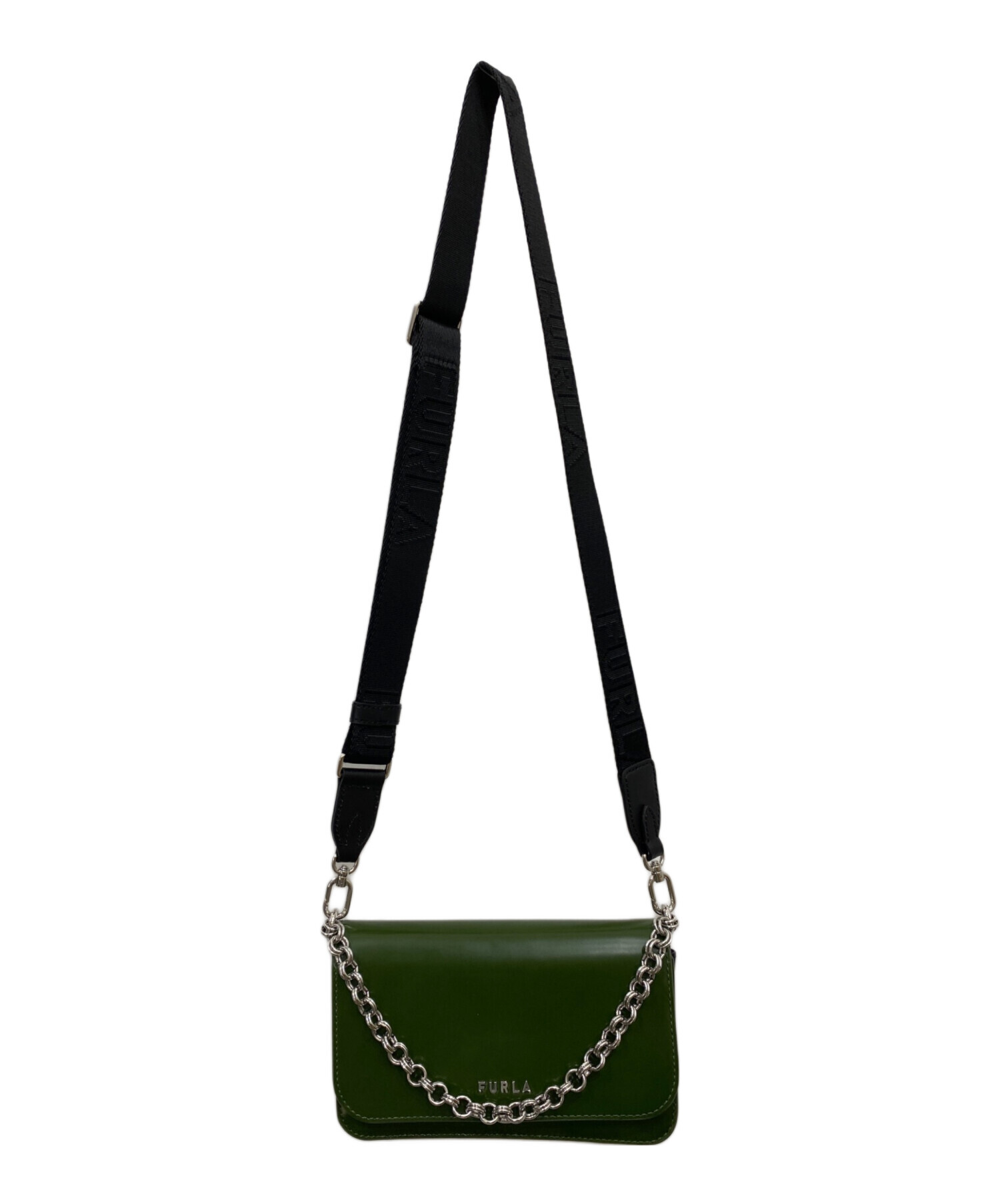 中古・古着通販】FURLA (フルラ) 2WAYショルダーバッグ グリーン