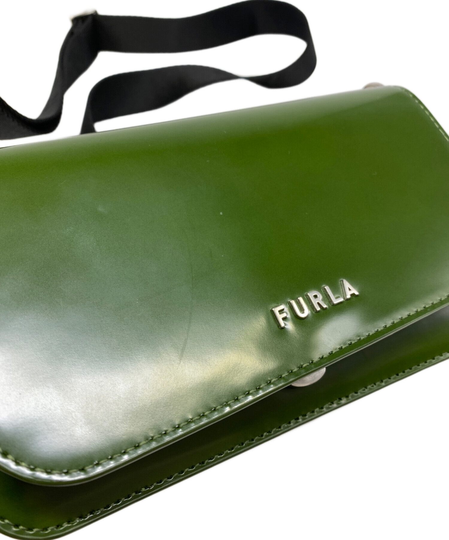 中古・古着通販】FURLA (フルラ) 2WAYショルダーバッグ グリーン 