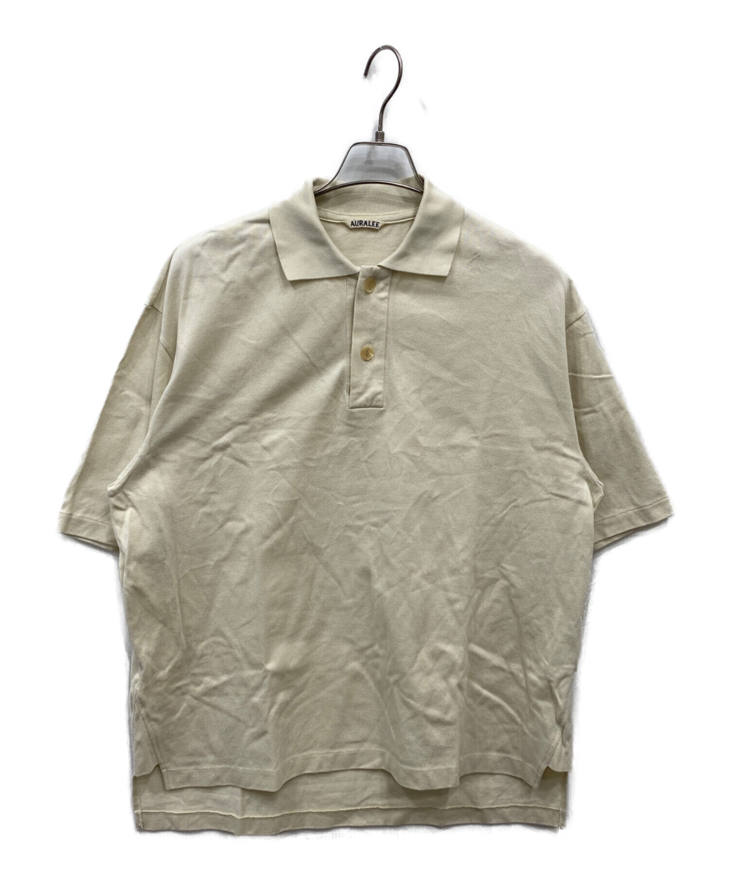 古着 AURALEE クリーム 4 中古・古着通販】AURALEE (オーラリー) SUPER FINE COTTON SALT SHRINK