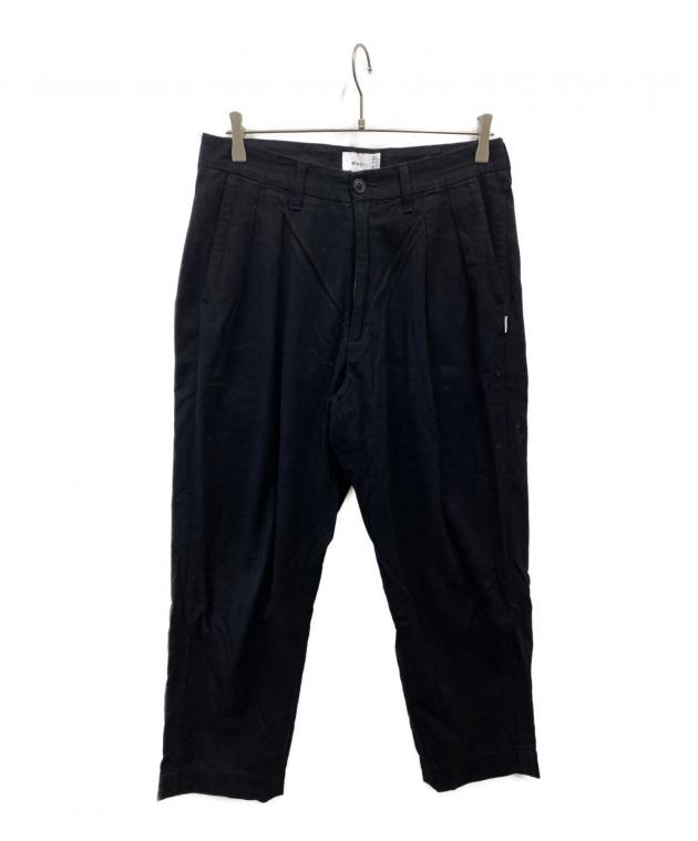 中古・古着通販】WTAPS (ダブルタップス) TUCK TROUSERS COTTON 