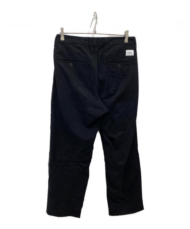 中古・古着通販】WTAPS (ダブルタップス) TUCK TROUSERS COTTON