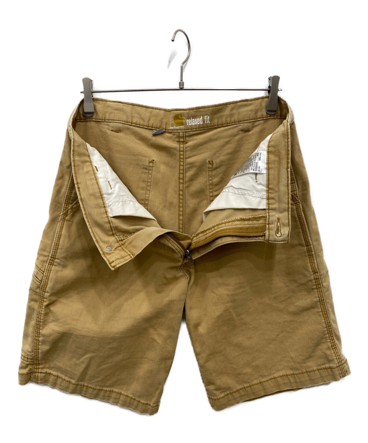 カーハート　リメイク　ハーフパンツ 中古・古着通販】CarHartt (カーハート) ハーフパンツ ベージュ サイズ