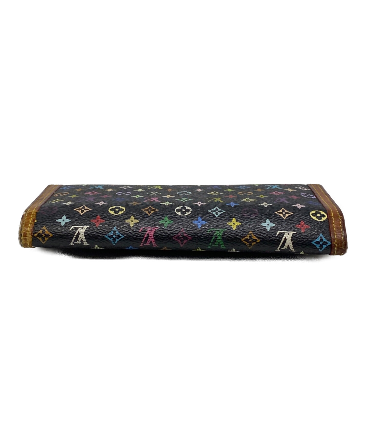 中古・古着通販】LOUIS VUITTON (ルイ ヴィトン) 長財布 ブラック