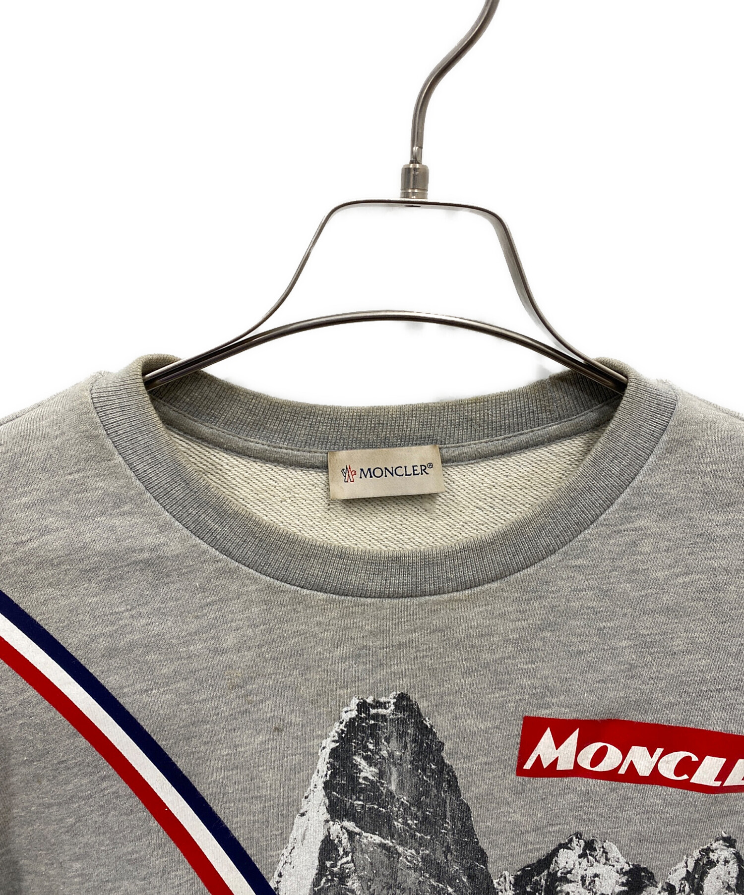 中古・古着通販】MONCLER (モンクレール) マウンテンプリントクルー