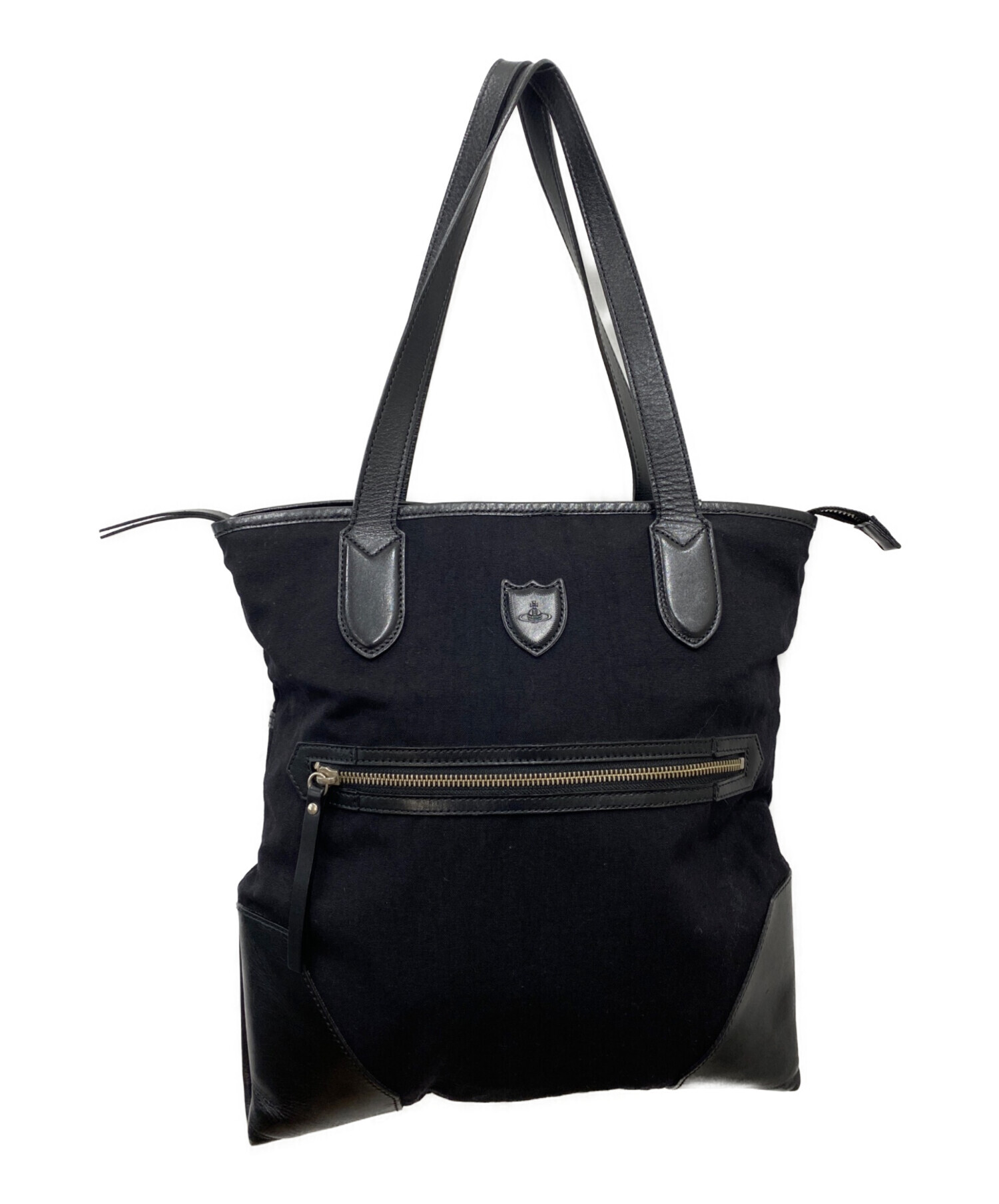 Vivienne Westwood MANトート バッグ黒オーブ A4可人気 中古・古着通販】Vivienne Westwood man (ヴィヴィアン ウェストウッド