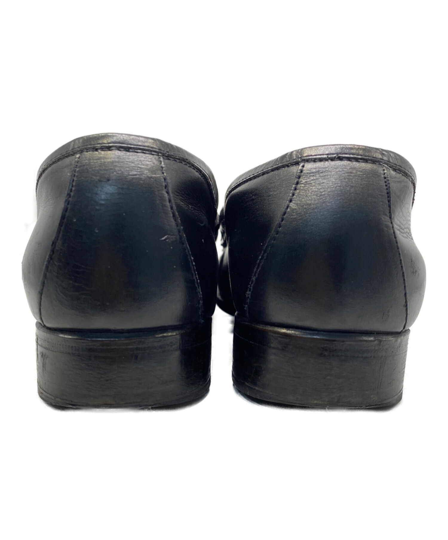 中古・古着通販】GUCCI (グッチ) ホースビットローファー ブラック
