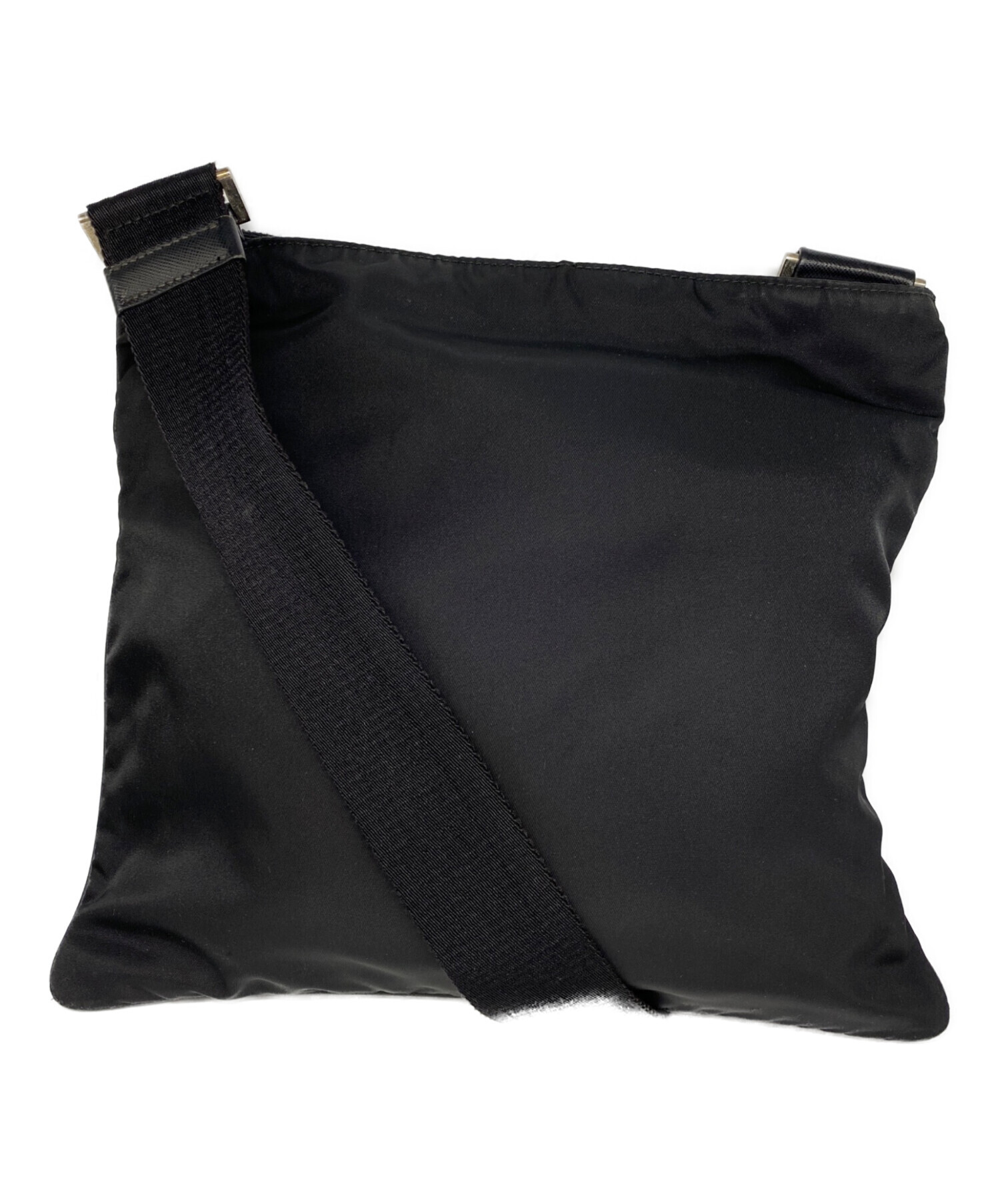 中古・古着通販】PRADA (プラダ) ナイロンショルダーバッグ ブラック