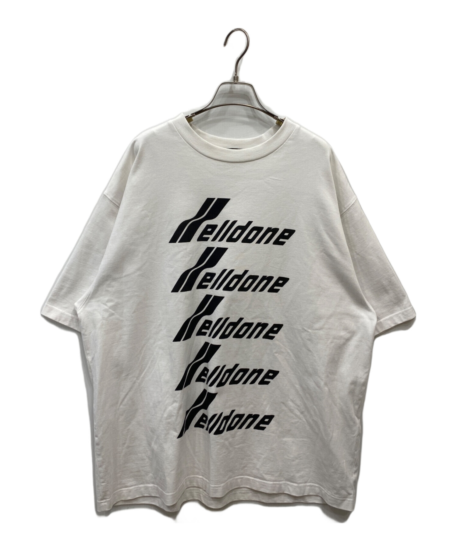 中古・古着通販】WE11DONE (ウェルダン) プリントTシャツ ホワイト