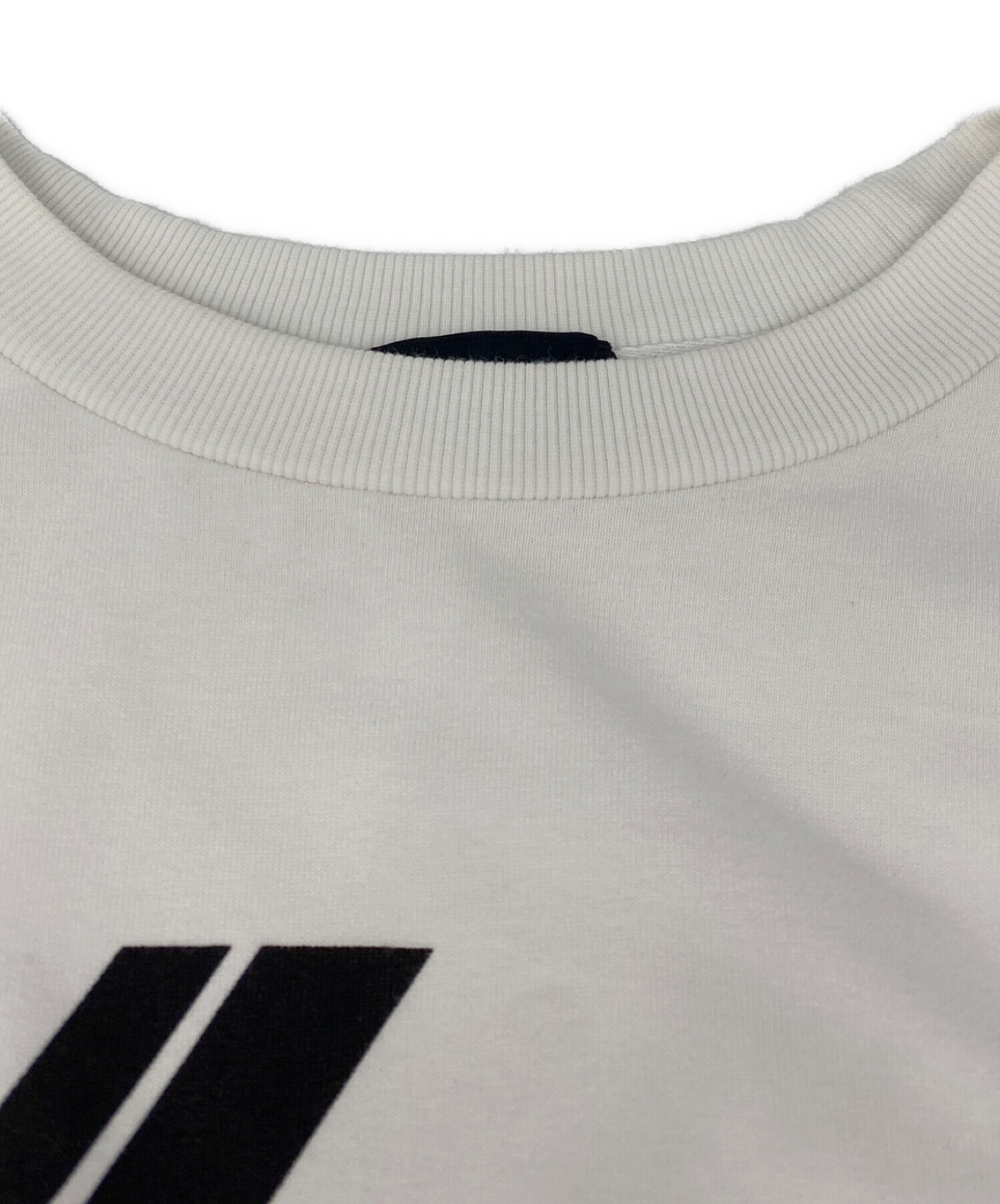中古・古着通販】WE11DONE (ウェルダン) プリントTシャツ ホワイト
