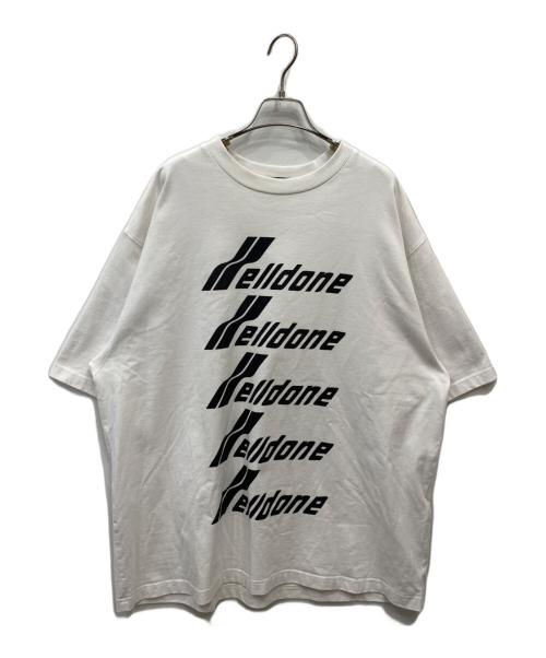 中古・古着通販】WE11DONE (ウェルダン) プリントTシャツ ホワイト
