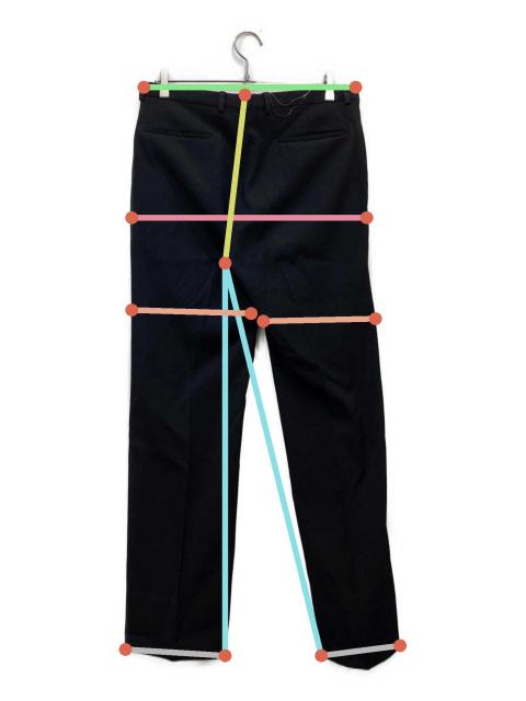 中古・古着通販】GUCCI (グッチ) スラックス ブラック サイズ:5