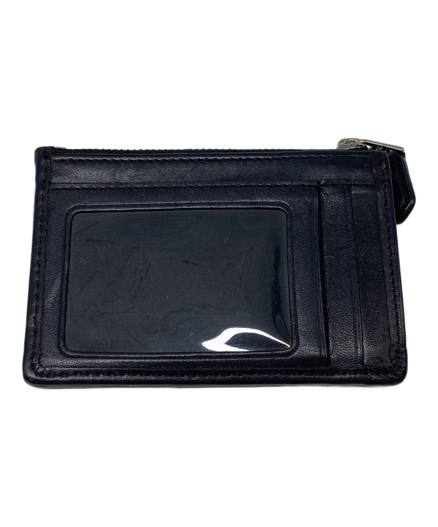 未使用品★COACH★ レザーケース 中古・古着通販】COACH (コーチ) カードケース ブラック｜ブランド