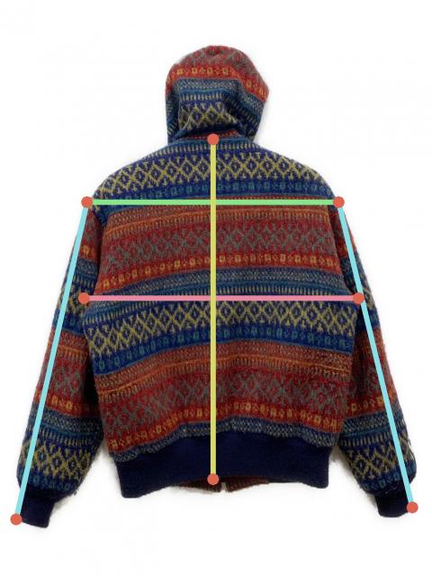 中古・古着通販】Schott (ショット) 90'sネイティブジャケット レッド