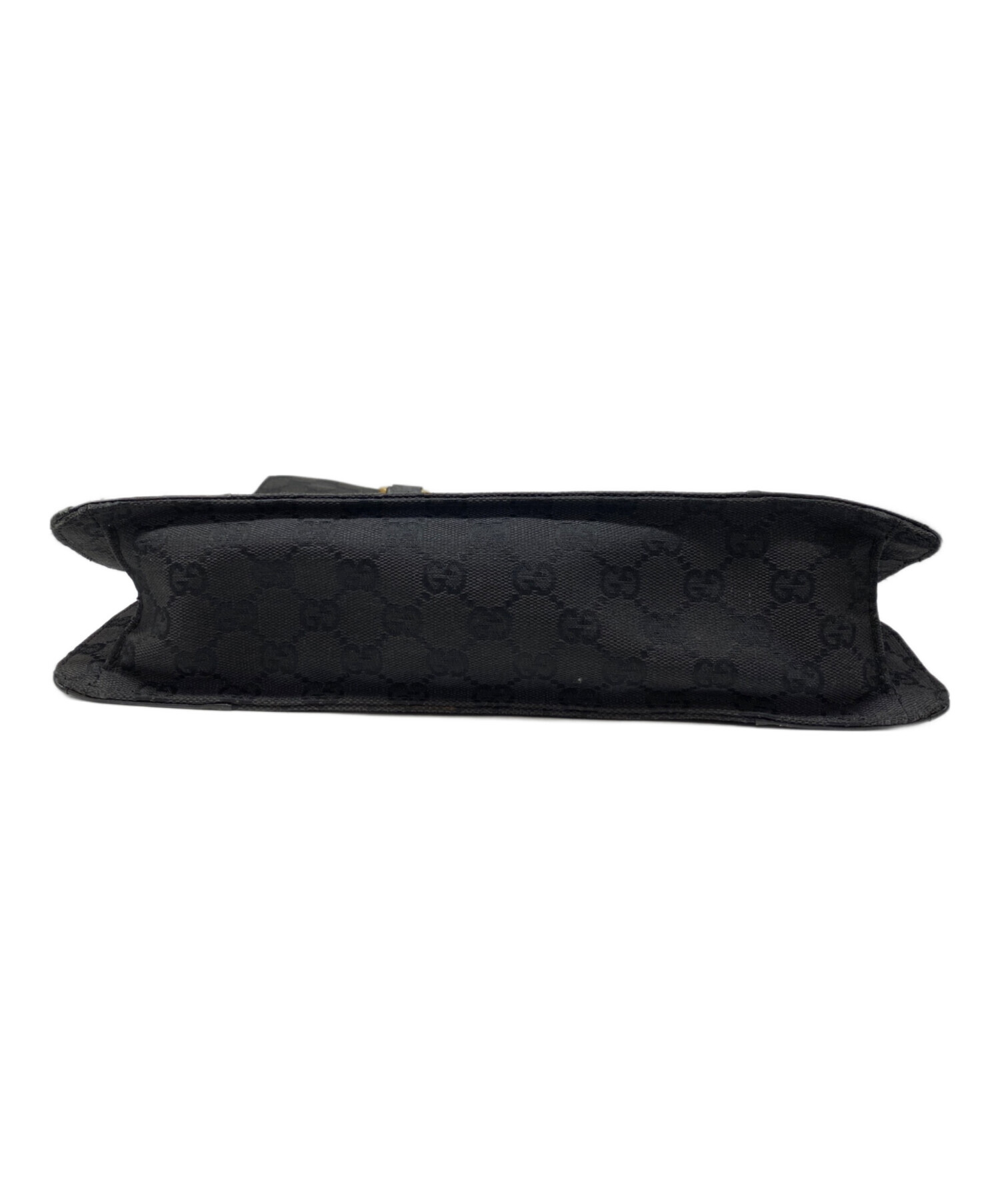 中古・古着通販】GUCCI (グッチ) GGキャンバス トートバッグ ブラック