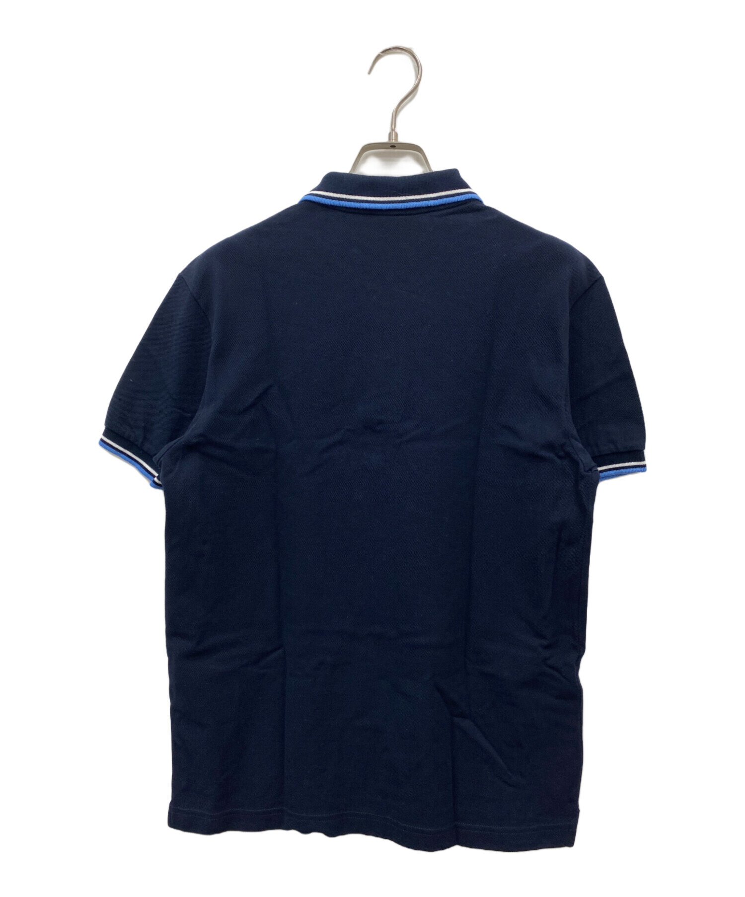 中古・古着通販】PRADA (プラダ) ラバーロゴポロシャツ ネイビー