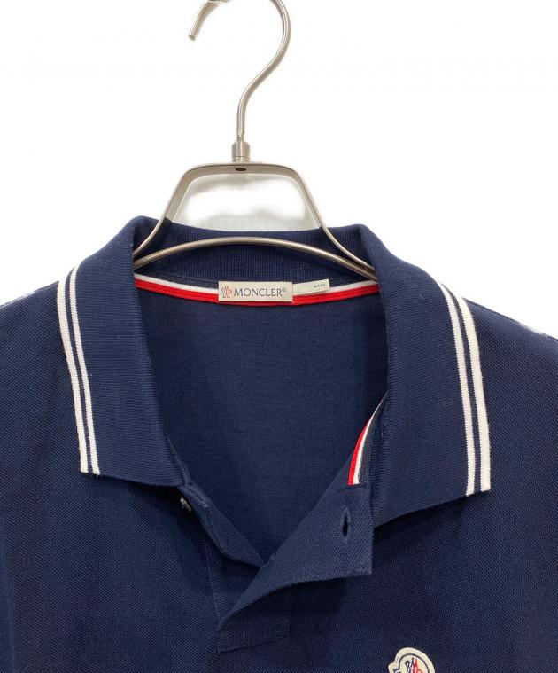 中古・古着通販】MONCLER (モンクレール) ロゴパッチポロシャツ
