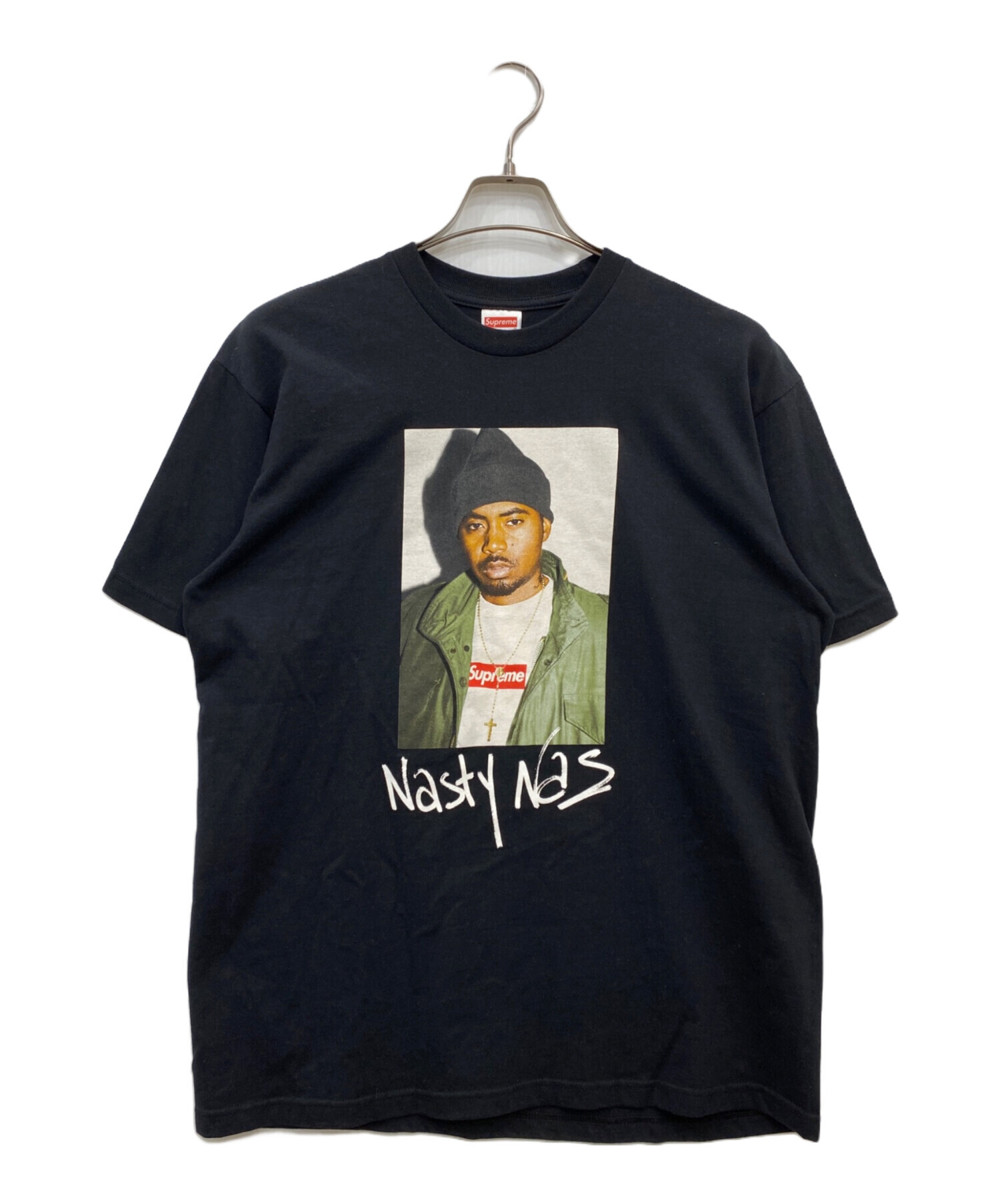 古着美品)SUPREME XL フォトTシャツ Nas 中古・古着通販】Supreme (シュプリーム) 17AW Nas Tee ブラック
