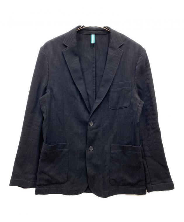 極美品/現行✨HUGO BOSS テーラードジャケット ワッフル ニット 春夏 中古・古着通販】HUGO BOSS (ヒューゴ ボス) ワッフルテーラード