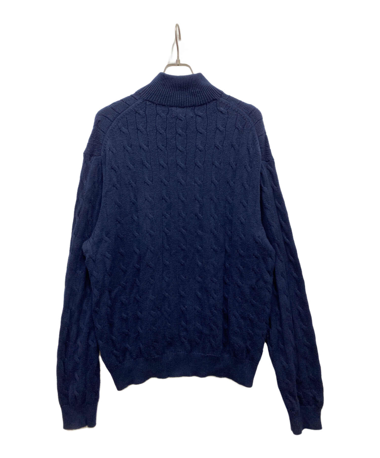 新品未使用 POLO ラルフローレン メンズ ハーフジップ ネイビー L 中古・古着通販】POLO RALPH LAUREN (ポロ・ラルフローレン) ハーフ