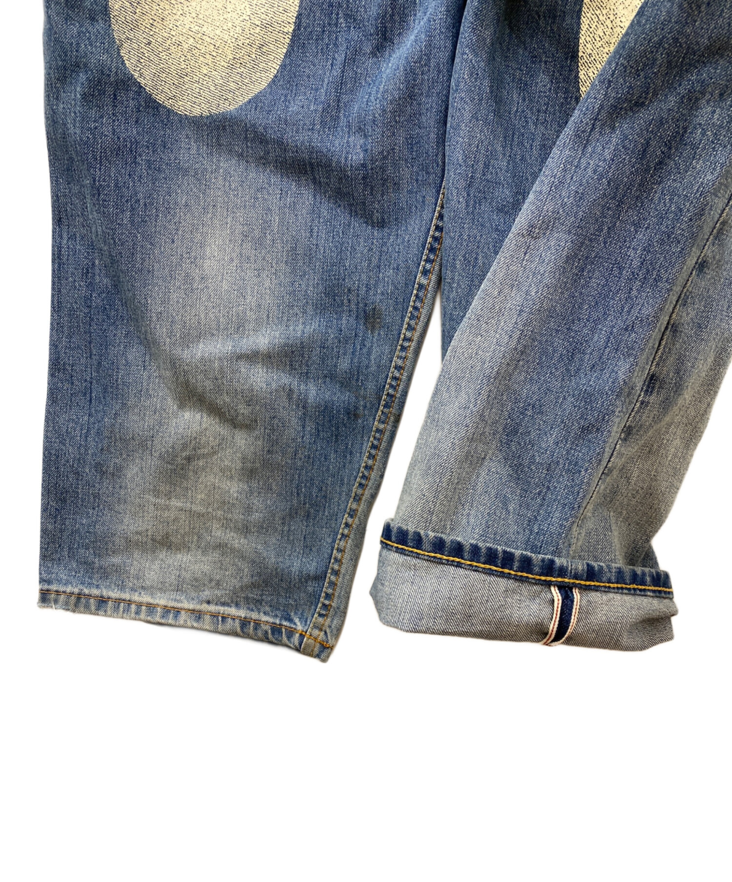中古・古着通販】EVISU (エヴィス) エクリュ大黒プリント ルーズ