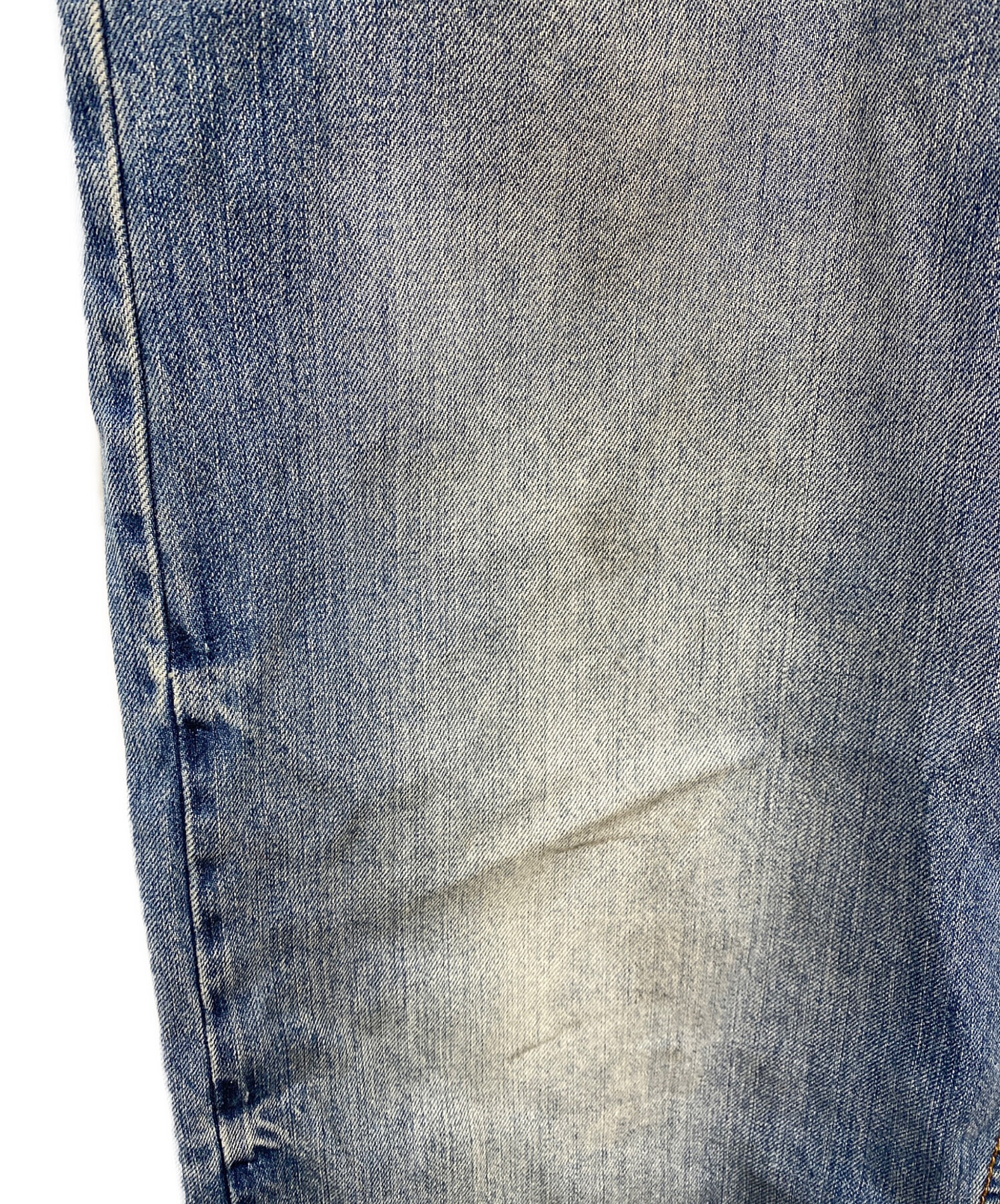 EVISU エヴィス デニム W34 大黒 インディゴ 中古・古着通販】EVISU (エヴィス) エクリュ大黒プリント ルーズ