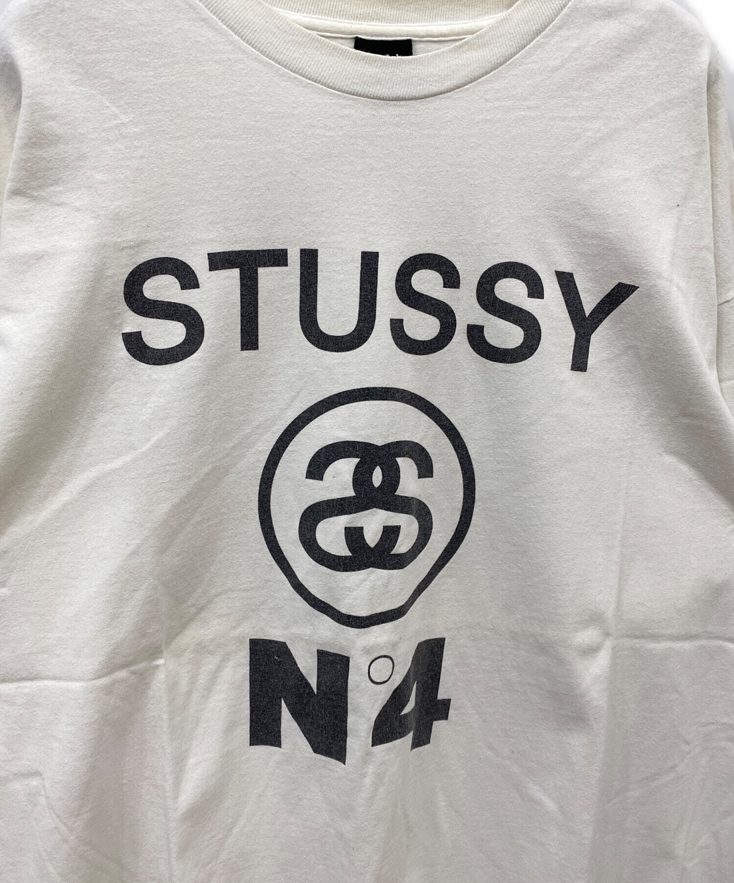 中古・古着通販】stussy (ステューシー) N4 SSリンク ロゴTシャツ
