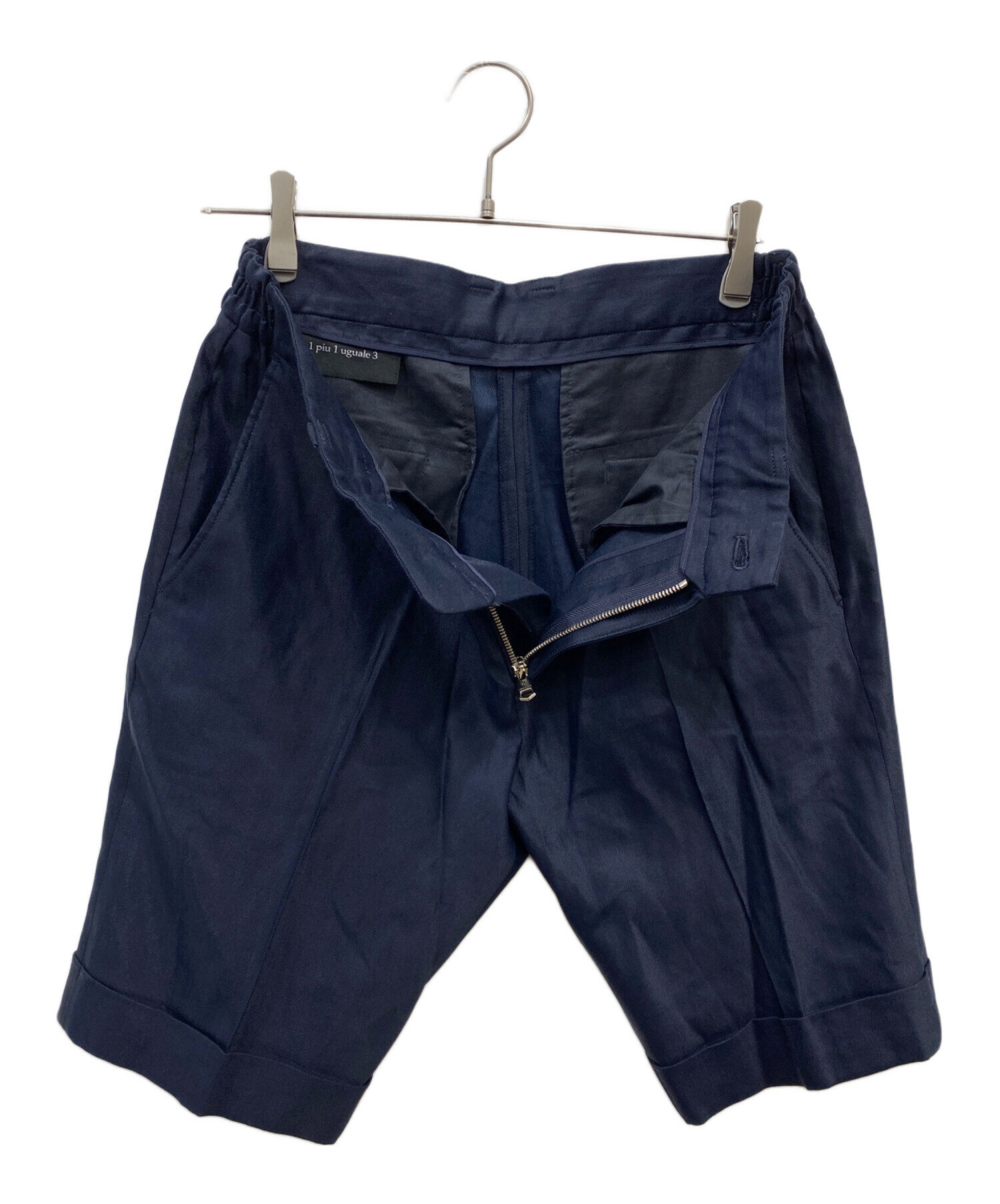 【未使用】1piu1uguale3柄ショートパンツネイビー 中古・古着通販】1piu1uguale3 (ウノピュウノウグァーレトレ) ショート