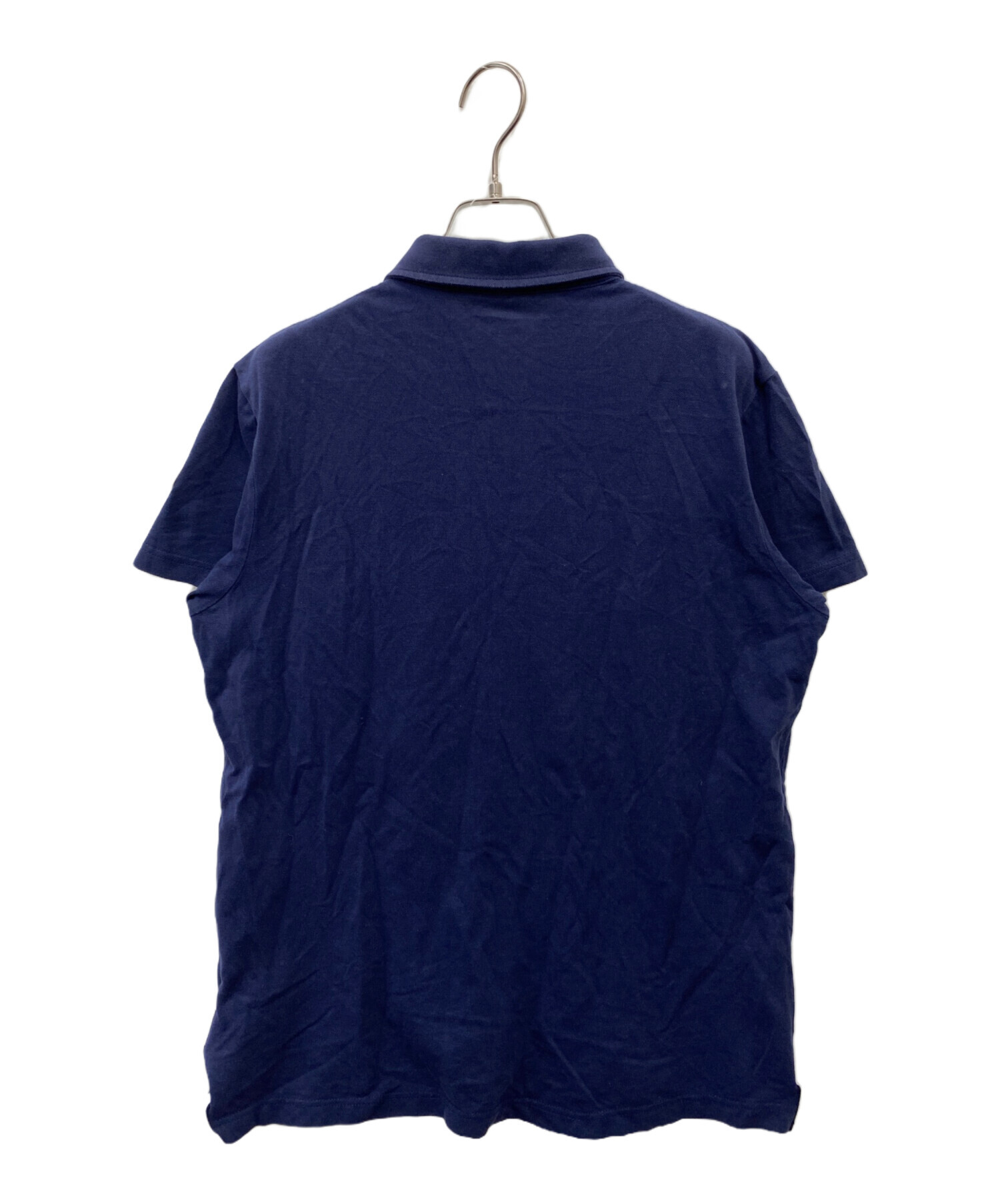 中古・古着通販】MONCLER (モンクレール) ポロシャツ ネイビー サイズ