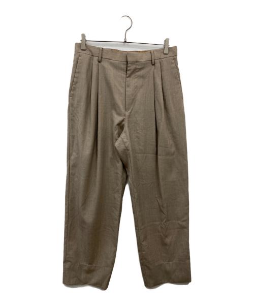 AURALEE オーラリー スラックス S ベージュ 【古着】【中古】【送料無料】 中古・古着通販】AURALEE (オーラリー) WASHABLE WOOL TROPICAL SLACKS