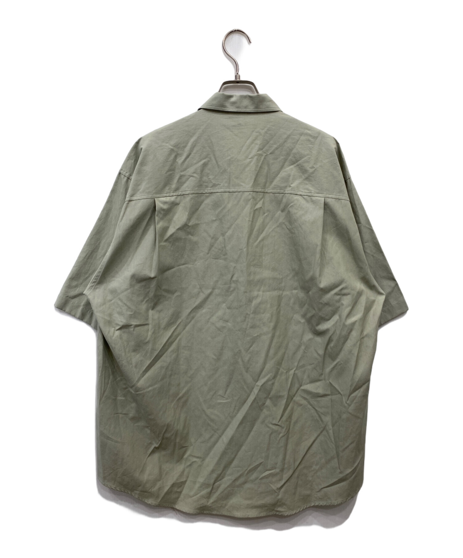 中古・古着通販】AURALEE (オーラリー) 半袖シャツ グリーン サイズ:4