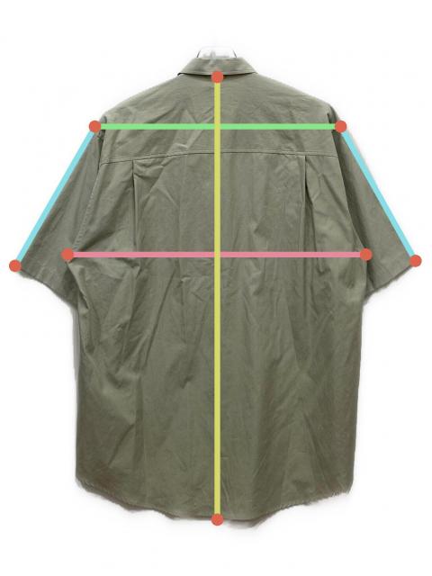 中古・古着通販】AURALEE (オーラリー) 半袖シャツ グリーン サイズ:4